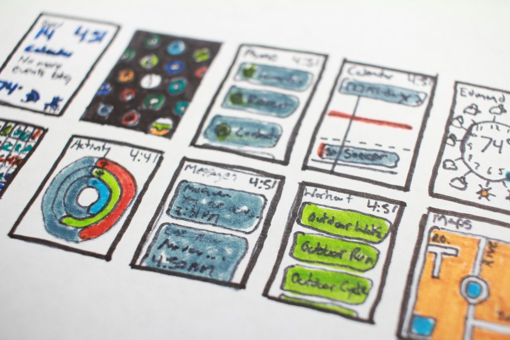 A version of a visual board